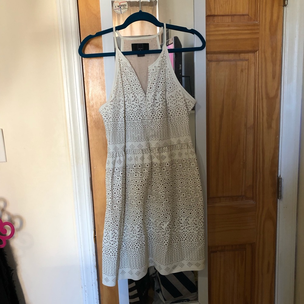 UPDATE - Dolce Vita white eyelet halter dress